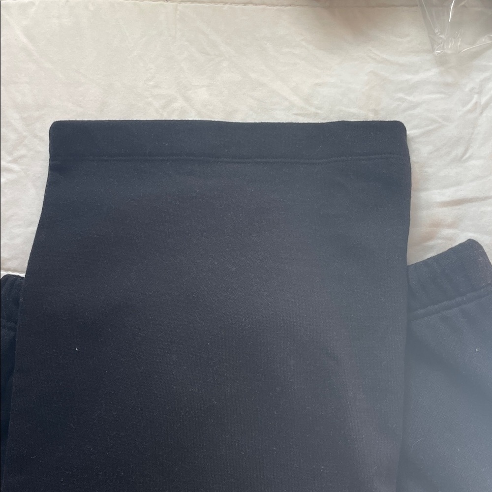 NWT Old Navy Wide Leg Sweatpants Black Jack Lounge Athleisure Comfy Joggers - M - Picture 8 of 9